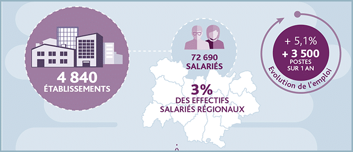 Region Auvergne-Rhône-Alpes: une croissance moyenne de 5.1% par an