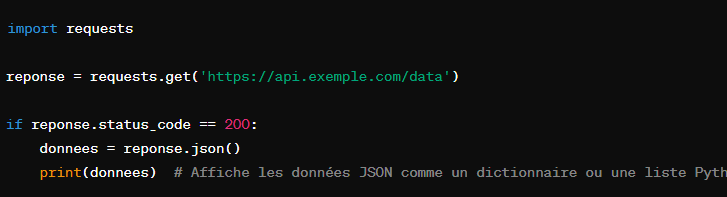 Code: La requête JSON avec ‘response.json()’